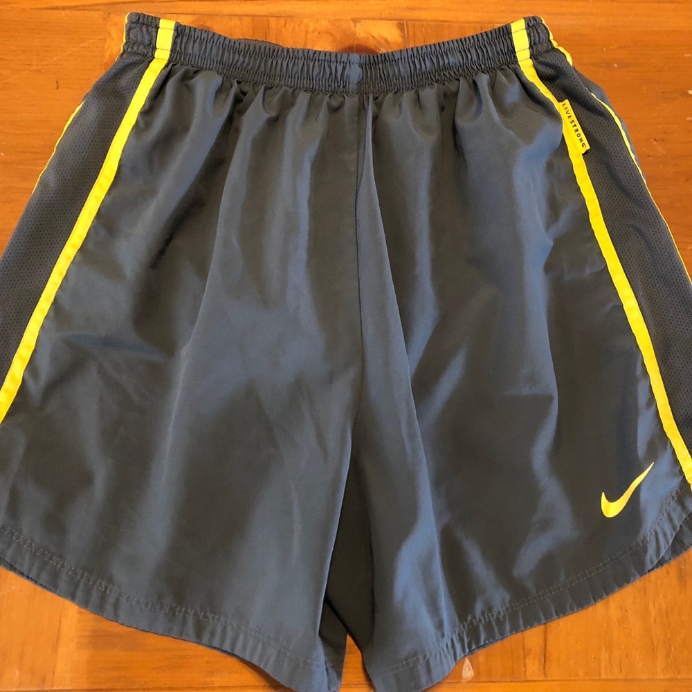 Nike Dr-Fit Lined Running Shorts Sz S Live-Strong *